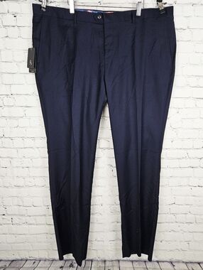 ALPHA + STEELE | AS1F3002 stretch modern slim fit suit trouser dress pants